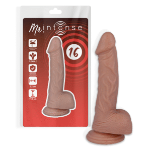 MR INTENSE - 16 PENE REALÍSTICO 19.6 CM -O- 3.2 CM